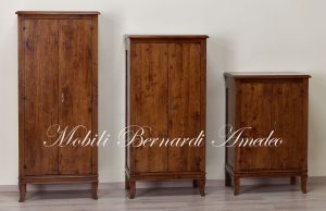 Solid walnut cabinets made in different sizes suitable as cabinets, pantry furniture and shoe racks