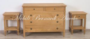 Cassettone Rovere Massello 5 Cassetti 01a