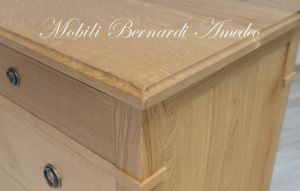 Cassettone Rovere Massello 5 Cassetti 09