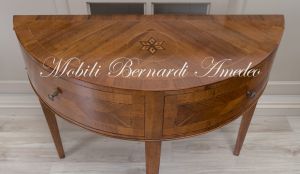 Consol Mezzaluna Inlaid Walnut 03