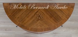 Consol Crescent Inlaid Walnut 10
