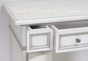 Arte Povera sideboard with 3 doors in solid wood with lacquered finish