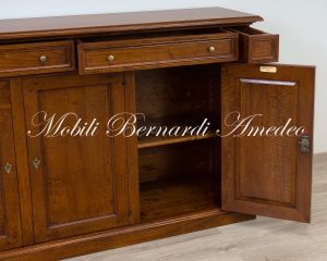 Madia credenza in legno massiccio tipo arte povera fatta a mano