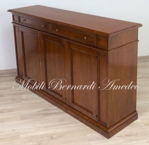 Madia credenza in legno massiccio tipo arte povera fatta a mano