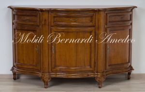 Credenza Legno Massello Ciliegio Classica Sagomata 01