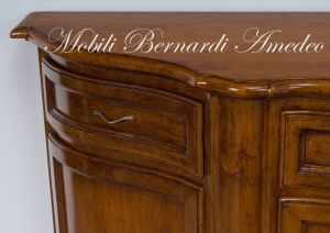 Credenza Legno Massello Ciliegio Classica Sagomata 03