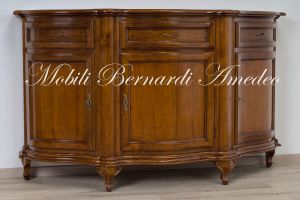 Credenza Legno Massello Ciliegio Classica Sagomata 05