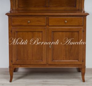 Classic Venetian style sideboard with stand in solid walnut wood
