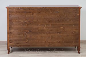 Classic style solid wood bottle holder sideboard with central rack for bottles - wine cellar - bar cabinet