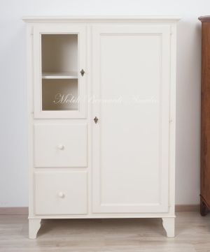 Mobili dispensa in legno massello stile rustico - country con finiture personalizzabili dal cliente