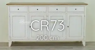 Credenza in stile country legno massello
