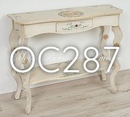 OC287 Consol laccata decori legno massello OC287 Consol laccata decori legno massello