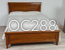 OC288 Letto matrimoniale in noce misura queen size OC288 Letto matrimoniale in noce misura queen size
