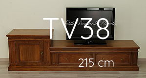 Mobile per Tv in noce su misura Mobile per Tv in noce su misura