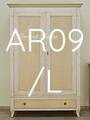 Two-tone painted wooden wardrobe Two-tone painted wooden wardrobe