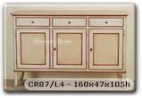 Aged lacquered sideboard Aged lacquered sideboard