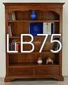 Libreria in legno con ripiani spostabili stile classico