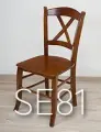 Sedia rustica modello venexia con seduta in legno massiccio