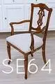 Poltroncina con braccioli e seduta imbottita