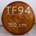 Tavolo rotondo in noce diametro 150 cm Tavolo rotondo in noce diametro 150 cm