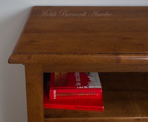 Scaffalatura libreria in legno stile classico con ripiani spostabili