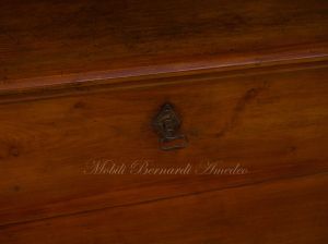 Chest - original restored chest in solid cherry with working antique lock