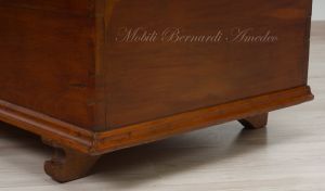 Chest - original restored chest in solid cherry with working antique lock