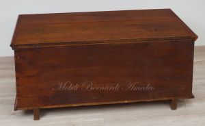 Chest - original restored chest in solid cherry with working antique lock