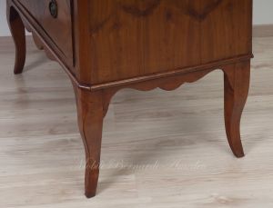 Antique restored cherry chest of drawers with 2 drawers