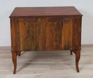 Antique restored cherry chest of drawers with 2 drawers