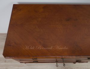 Antique restored cherry chest of drawers with 2 drawers