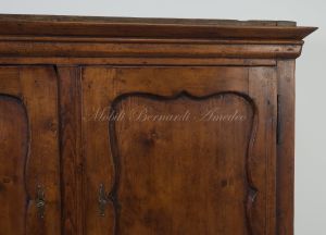 Credenza dispensa antica con alzata, ante e ribalta