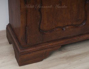 Credenza dispensa antica con alzata, ante e ribalta