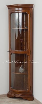Angolare Bombato Legno 1 Anta Vetro 01