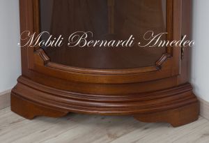 Angolare Bombato Legno 1 Anta Vetro 03
