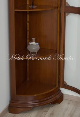 Angolare Bombato Legno 1 Anta Vetro 11