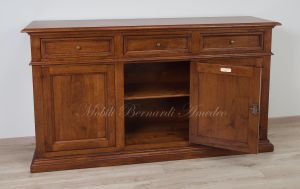 Credenza stile classico in legno massello di noce in svendita
