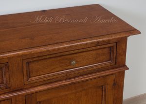 Credenza stile classico in legno massello di noce in svendita