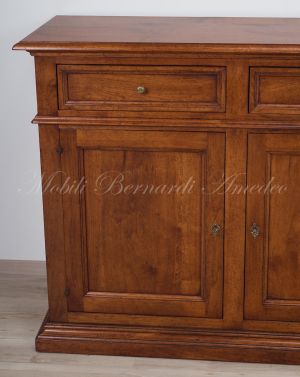 Credenza stile classico in legno massello di noce in svendita