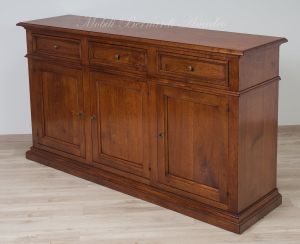 Credenza stile classico in legno massello di noce in svendita