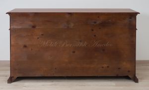 Credenza stile classico in legno massello di noce in svendita