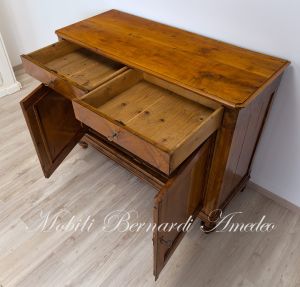 Credenza Antica Noce Chiaro Cipolla 08