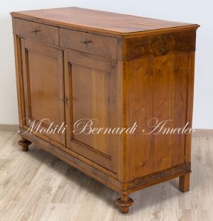 Credenza Antica Noce Chiaro Cipolla 12