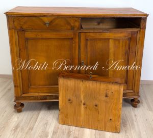 Credenza Antica Noce Chiaro Cipolla 20