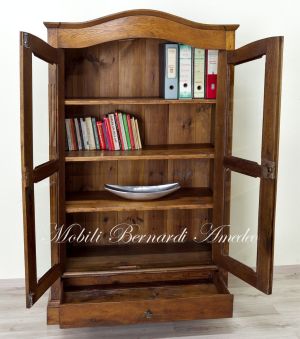 Vetrina Antica Rovere Massello 08