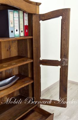 Vetrina Antica Rovere Massello 11