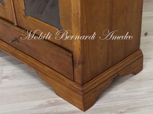 Vetrina Antica Rovere Massello 13