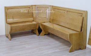 Panca in legno massiccio realizzata su misura
