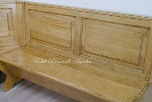 Panca in legno massiccio realizzata su misura