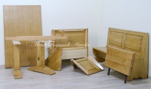 Panca in legno massiccio realizzata su misura